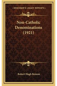 Non-Catholic Denominations (1921)