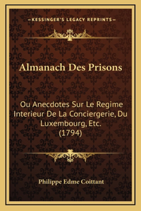 Almanach Des Prisons
