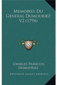 Memoires Du General Dumouriez V2 (1794)