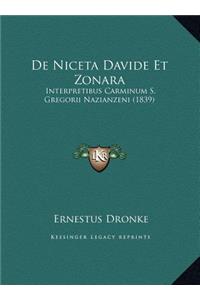 De Niceta Davide Et Zonara