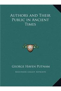 Authors and Their Public in Ancient Times
