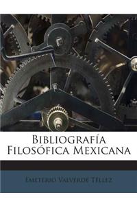 Bibliografía Filosófica Mexicana