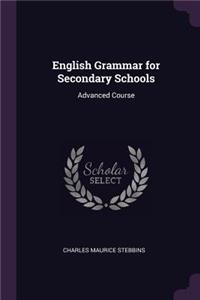 English Grammar for Secondary Schools
