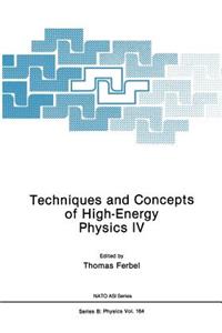 Techniques and Concepts of High-Energy Physics IV