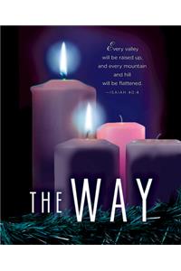 The Way Advent Candle Sunday 2 Bulletin, Large (Pkg of 50)