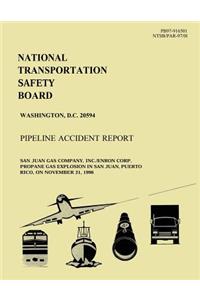 Pipeline Accident Report
