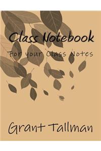 Class NoteBook
