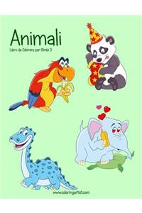 Animali Libro da Colorare per Bimbi 3