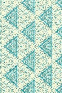 Yellow and Teal Glitter Pattern Notebook