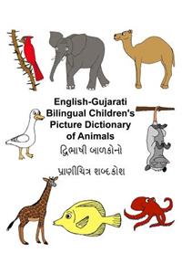 English-Gujarati Bilingual Children's Picture Dictionary of Animals