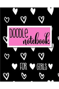 Doodle Notebook For Girls