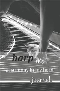 harp notebook, journal