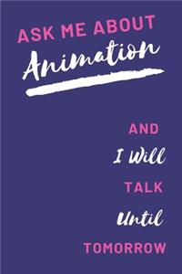 Animation Notebook Pink&Purple Cover