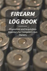 Firearm Log Book