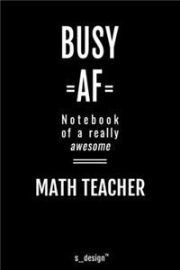 Notebook for Math Teachers / Math Teacher