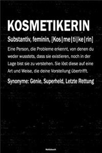 Kosmetikerin Notizbuch
