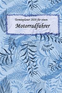 Terminplaner 2020 für einen Motorradfahrer