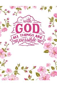 With God All Things Are Possible