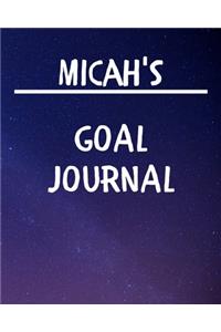 Micah's Goal Journal