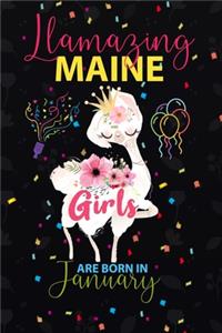 Llamazing Maine Girls are Born in January