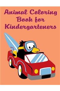 Animal Coloring Book For Kindergarteners