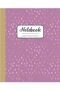 Notebook College Ruled 7.5