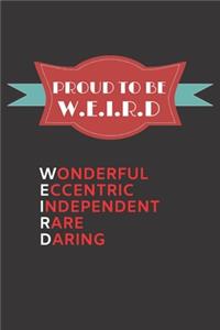 Proud To be Weird