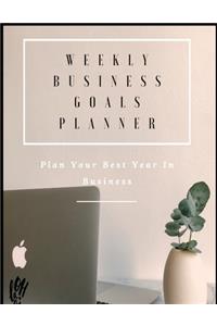 Weekly Business Goals Planner