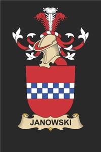 Janowski: Janowski Coat of Arms and Family Crest Notebook Journal (6 x 9 - 100 pages)