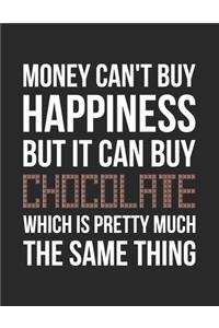 Money Can't Buy Happiness But It Can Buy Chocolate Which Is Pretty Much The Same Thing