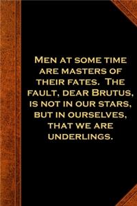 2020 Daily Planner Shakespeare Quote Fault In Our Stars 388 Pages