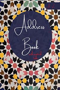 Address Book with Printed Tabs