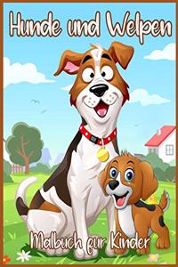 Hunde Und Welpen Malbuch
