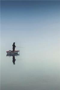 Solitary Fishing - Lined Notebook with Margins - 6X9