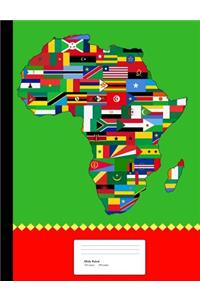 Africa Composition Book