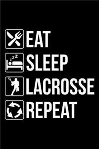 Eat Sleep Lacrosse Repeat
