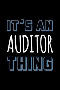 It's an Auditor Thing