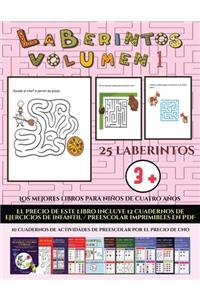 Los mejores libros para niños de cuatro años (Laberintos - Volumen 1)