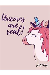 Unicorn Are Real Sketchbook