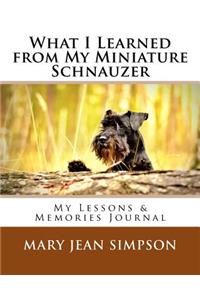 What I Learned from My Miniature Schnauzer