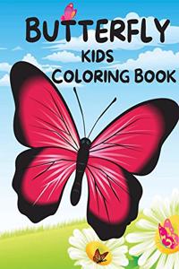 Butterfly Kids Coloring Book