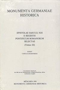 Epistolae Saeculi XIII E Regestis Pontificum Romanorum Selectae 3
