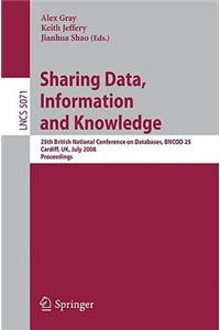 Sharing Data, Information and Knowledge