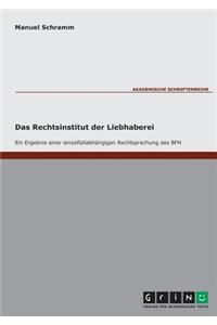 Das Rechtsinstitut der Liebhaberei. Ein Ergebnis einer einzelfallabhängigen Rechtsprechung des BFH