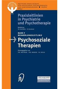 Behandlungsleitlinie Psychosoziale Therapien