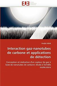 Interaction Gaz-Nanotubes de Carbone Et Applications de Détection