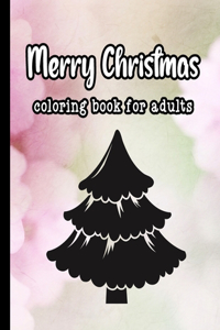 Merry christmas coloring book for adults