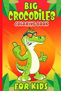 Big Crocodiles Coloring book For kids