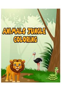 Animals Jungle Coloring