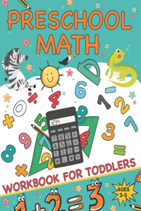 Preschool math workbook for toddlers ages 3-5